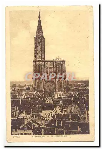 Strasbourg Cartes postales La cathedrale