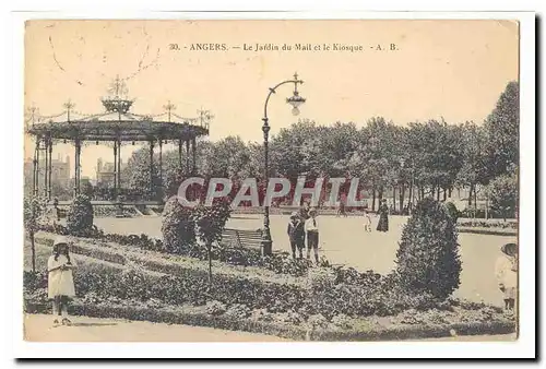 Angers Ansichtskarte AK Le jardin du Mail et le kiosque