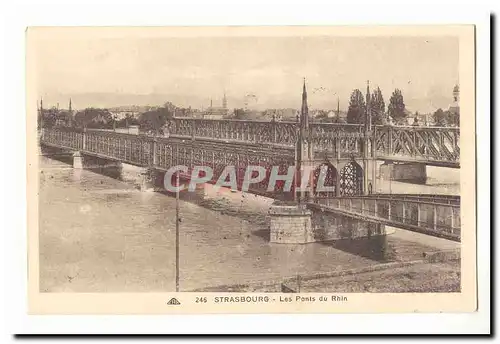 Strasbourg Cartes postales Les ponts du Rhine