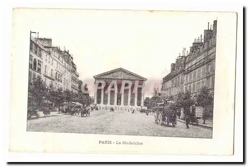 Paris (8eme) Ansichtskarte AK La Madeleine (bus animee)