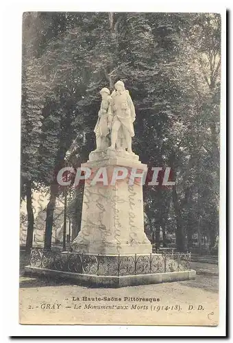 Gray Ansichtskarte AK le monument aux morts (1914-1918)