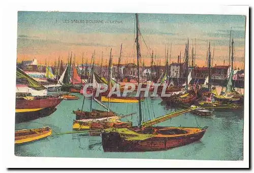 Les SAbles d&#39Olonne Cartes postales Le port (bateaux)