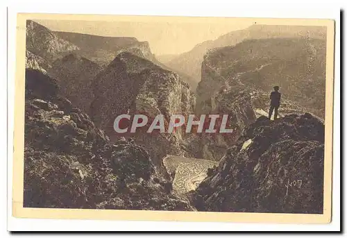 Paysages et pierres de Provence Ansichtskarte AK Le Point Sublime des gorges du Verdon