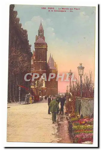 Paris (10eme) Cartes postales Marche aux fleurs La conciergerie