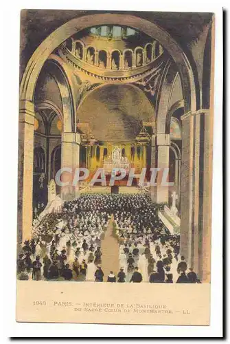 Paris (18eme) Ansichtskarte AK interieur de la basilique du Sacre Coeur de Montmartre