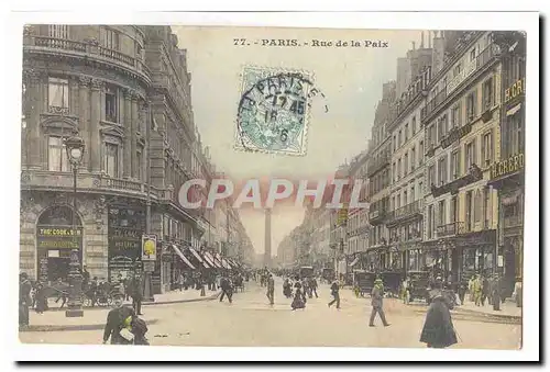 paris (2eme) Cartes postales Rue de la paix