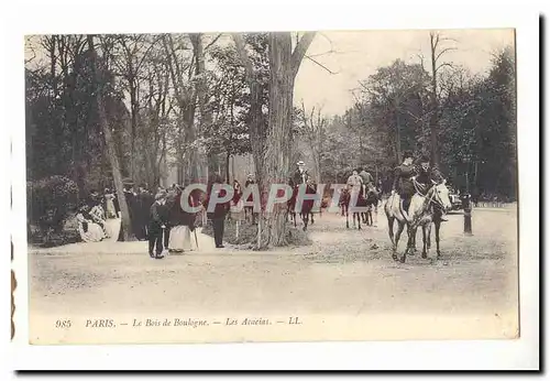 Paris (16eme) Ansichtskarte AK Le bois de Boulogne Les Acacias (chevaux cavalieres)