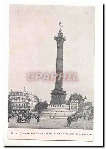 Paris (11eme) Cartes postales La place de la Bastille et la colonne de juillet