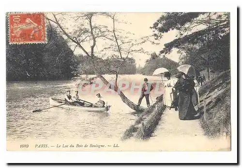 Paris (16eme) Ansichtskarte AK Le lac du Bois de Boulogne