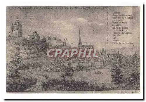 Cartes postales Chateau de Rochefort Aile Nord