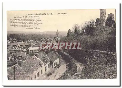 Montfort l&#39Amaury Cartes postales Vue generale