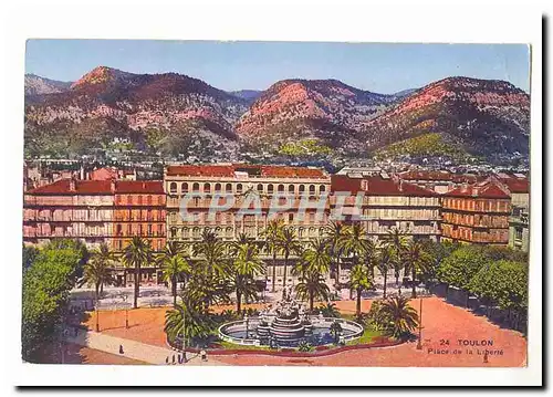 Toulon Cartes postales Place de la liberte