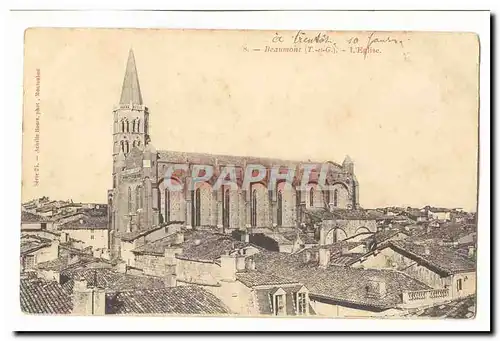 Beaumont Cartes postales l'eglise