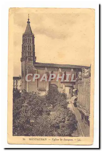 Montauban Cartes postales Eglise St Jacques