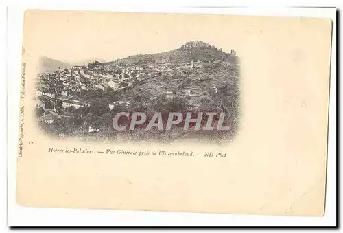 Hyeres les Palmiers Cartes postales Vue generale prise de Chateaubriand