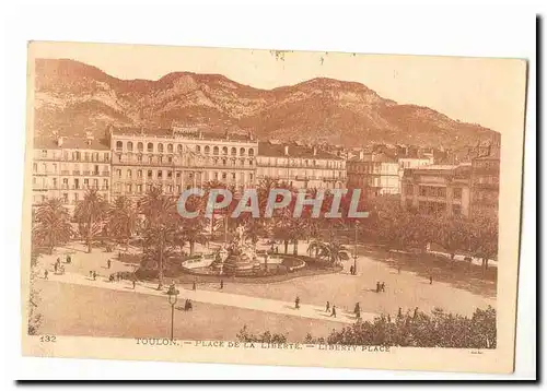 Toulon Cartes postales Place de la liberte