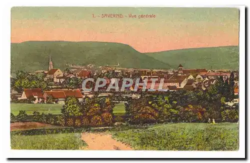 SAverne Cartes postales Vue generale