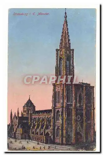 Strassburg Cartes postales Munster