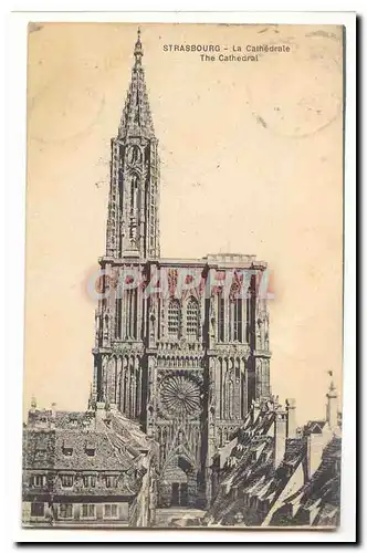 Strasbourg Cartes postales La cathedrale