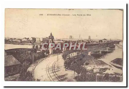 Strasbourg Cartes postales Les ponts du Rhin