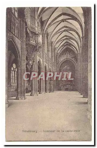 Strasbourg Cartes postales Interieur de la cathedrale