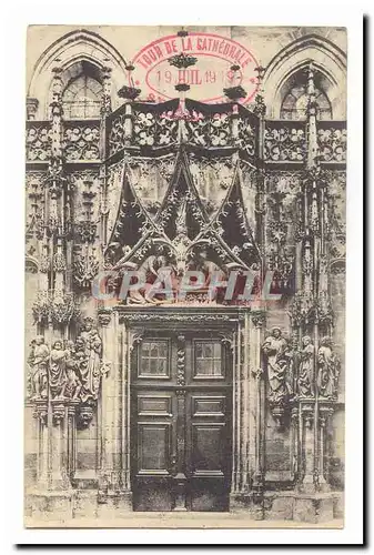 Strasbourg Cartes postales Plate forme de la cathedrale de Strasbourg Portail Saint Laurent