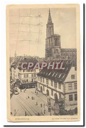 Strasbourg Cartes postales Le vieux marche aux poissons