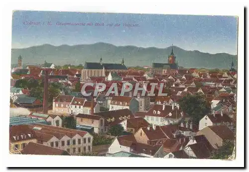 Colmar Cartes postales Gesamtansicht mit Blick aud die Vogesen