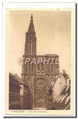 Strasbourg Cartes postales La cathedrale