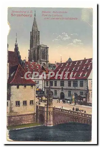 Strasbourg Cartes postales Pont du corbeau