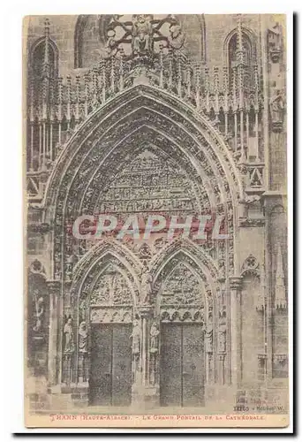 Thann Ansichtskarte AK Le grand portail de la cathedrale