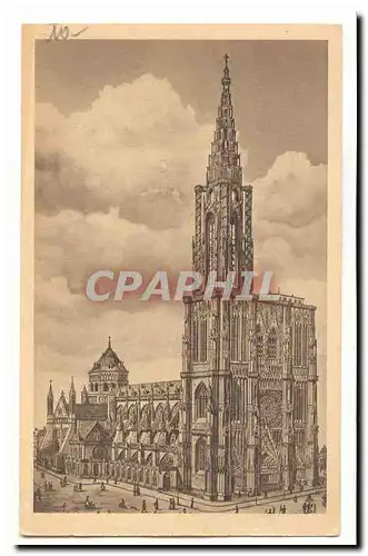 Strasbourg Cartes postales La cathedrale