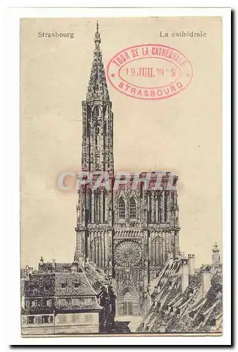 Strasbourg Cartes postales La cathedrale