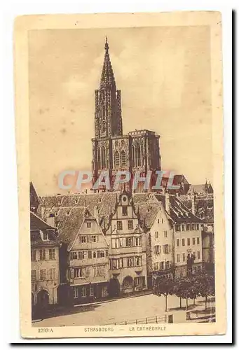 Strasbourg Cartes postales La cathedrale