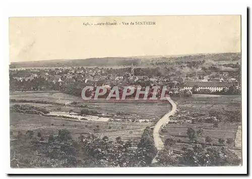 Haute Alsace Cartes postales Vue de Sentheim