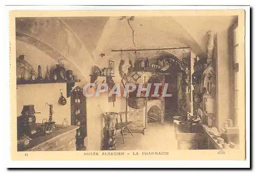 Cartes postales Musee alsacien La pharmacie