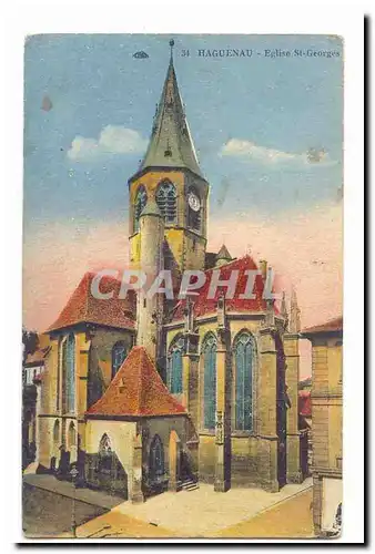 Haguenau Cartes postales Eglise St Georges