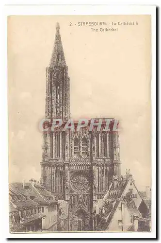 Strassburg Cartes postales La cathedrale