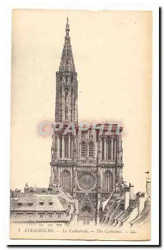 Strassburg Cartes postales La cathedrale