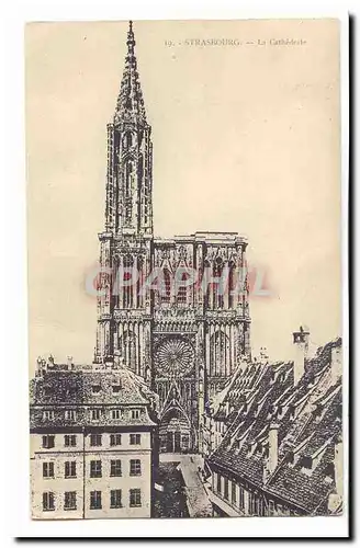 Strassburg Cartes postales La cathedrale