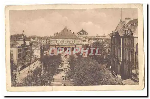 Strassburg Cartes postales Broglieplatz Theater Reinhardstbrunnen