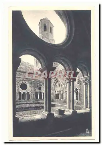 Abbaye de Fontfroide Cartes postales Le cloitre Detail de quelques arcades