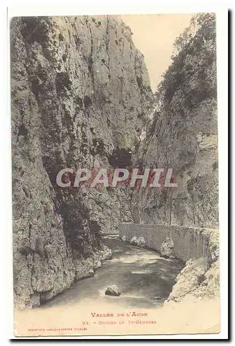 Vallee de l�Aude Cartes postales Gorges de St Georges