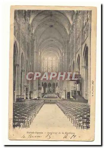 Saint Denis Ansichtskarte AK Interieur de la basilique