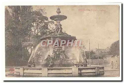 Troyes Cartes postales moderne La fontaine Argence