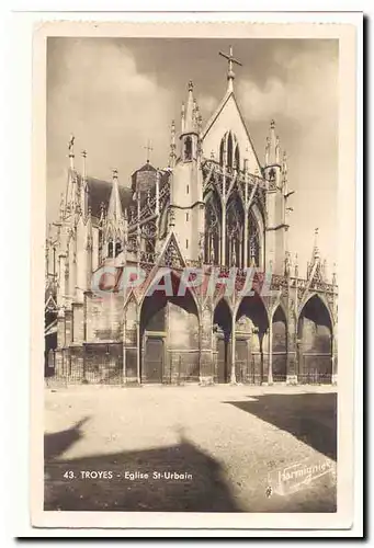 Troyes Cartes postales moderne Eglise St Urbain