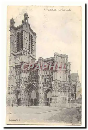 TRoyes Cartes postales LA cathedrale