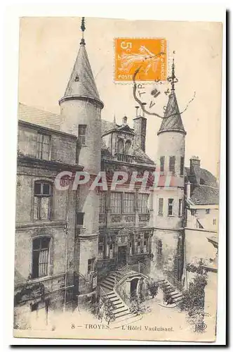 TRoyes Cartes postales L'hotel Vauluisant