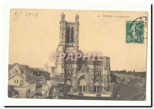 TRoyes Cartes postales La cathedrale