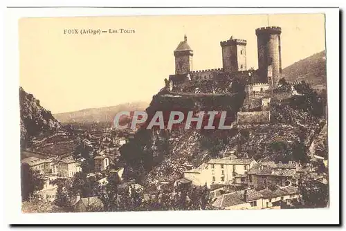 Foix Cartes postales Les tours